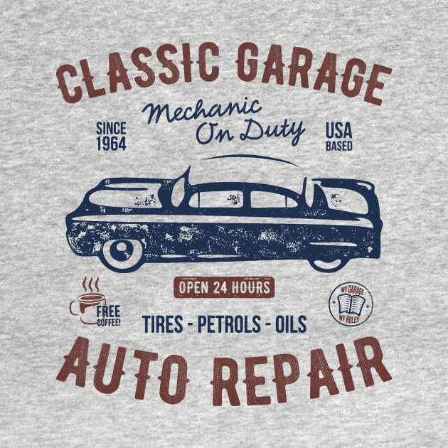 Classic Garage Auto Repair by CB Creative Images